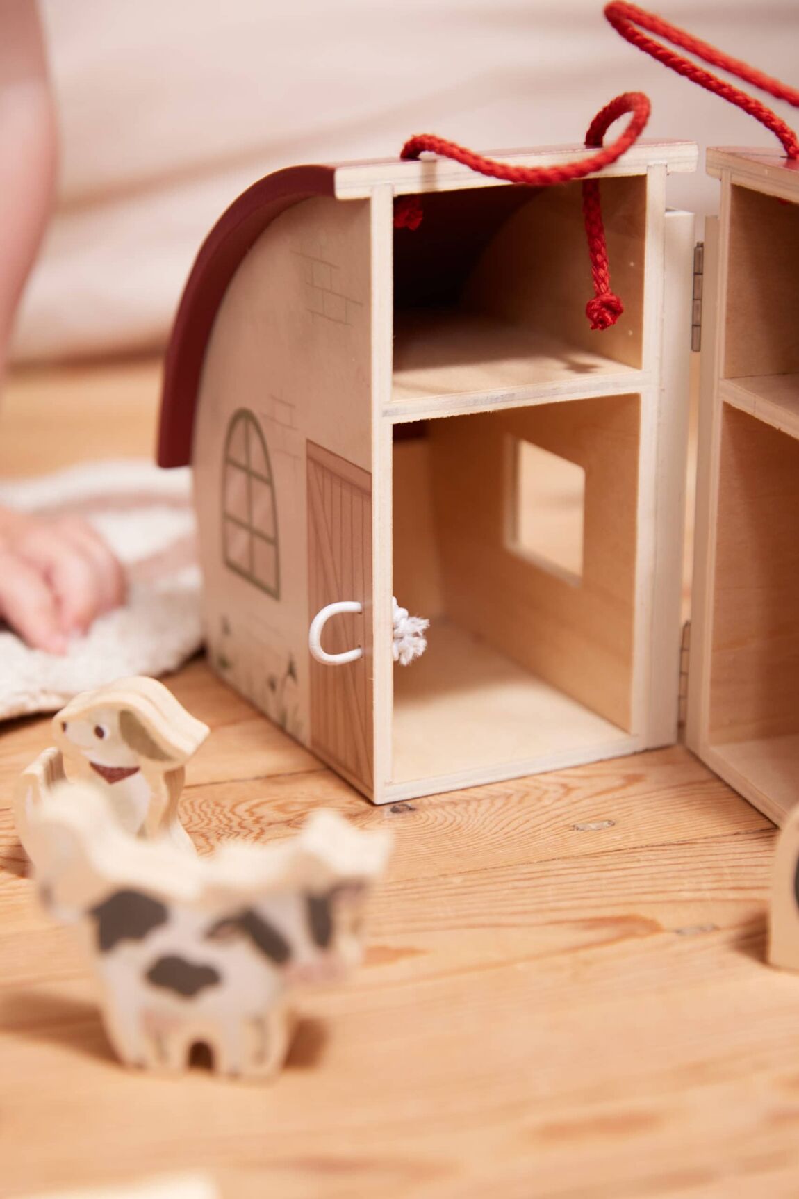 Ma ferme en bois et ses animaux